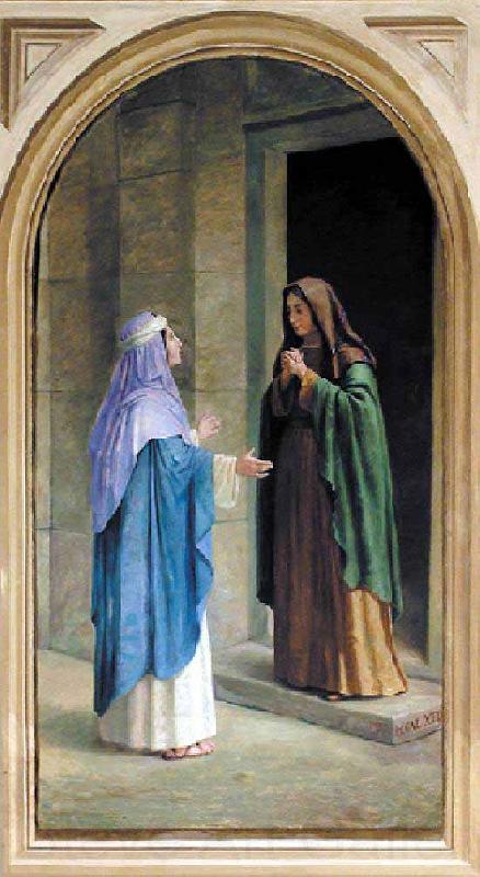 Benedito Calixto The Visitation of the Virgin to Saint Elizabeth